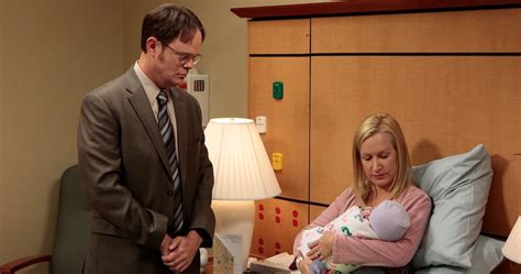 angela and dwight baby.